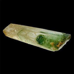 Chlorite Triple Phantom in Quartz Wand - c 60mm L x 17mm W x 16mm D at widest